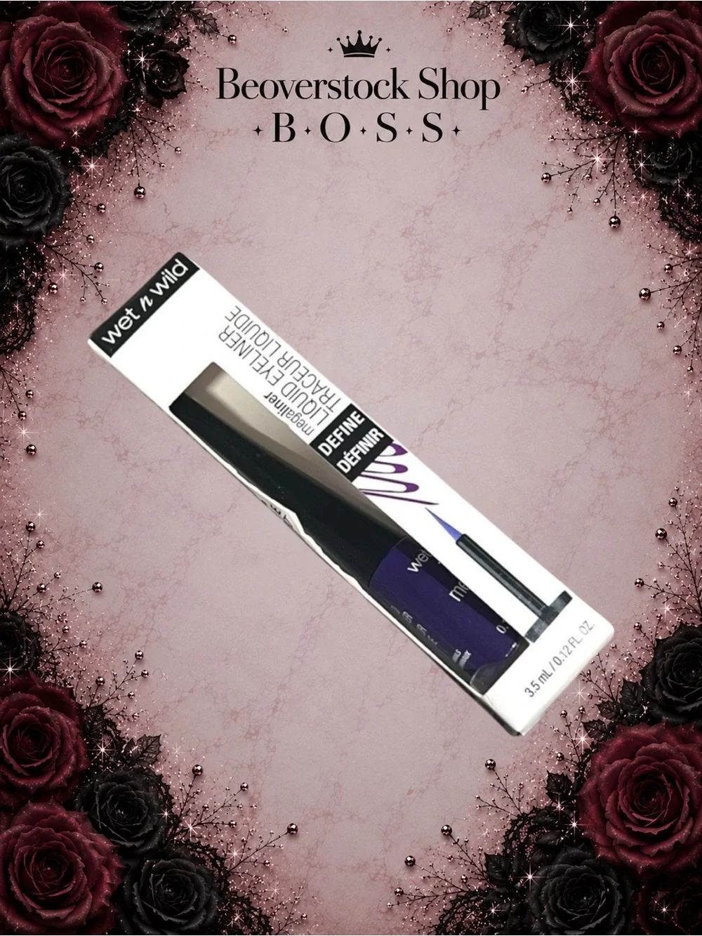 New NIB Wet n Wild Mega Liner Liquid Eyeliner – Electric Purple (874A)
